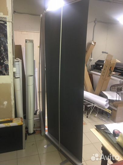 Мобильный стенд (стойка) Roll-up, Ролл-ап, 0,85x2м