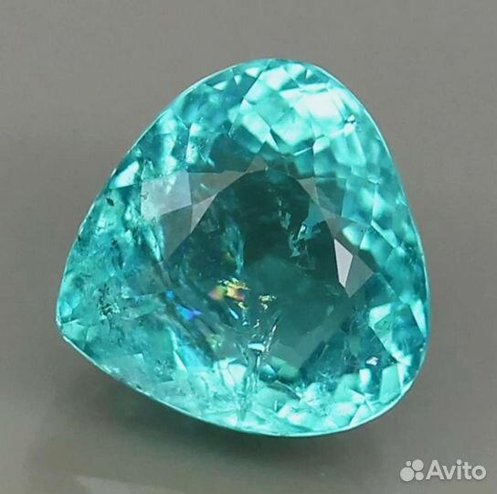 Коллекционный камень Параиба цвет