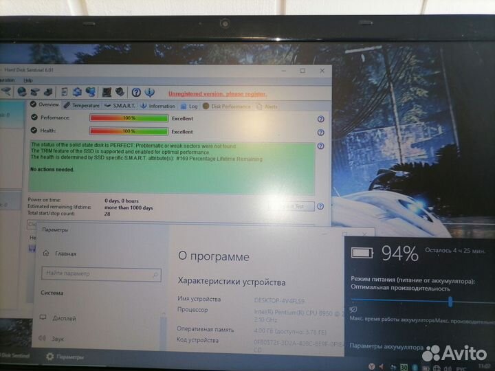 Качественный Samsung(ssd/Intel/4)
