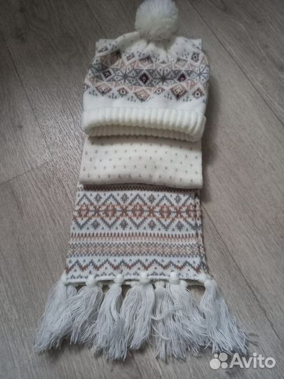 Шапка+шарф