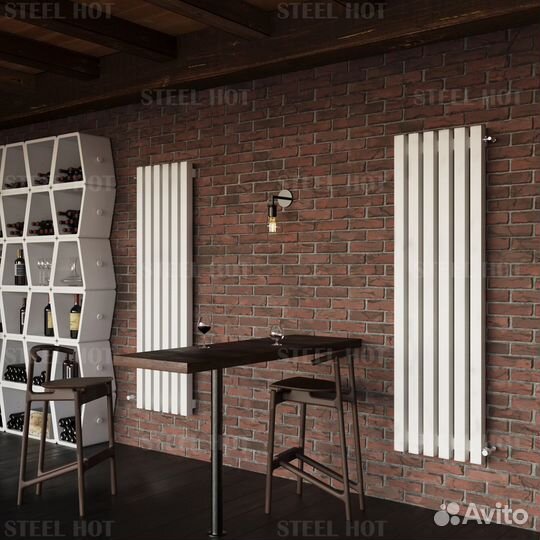 Вертикальный дизайн радиатор Steel-Hot от завода