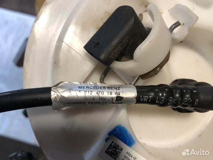 Насос топливный Mercedes C W204 2010 Левый перепус