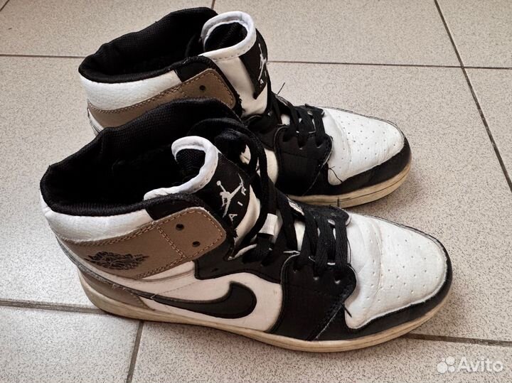Зима кроссовки Nike air Jordan 1 mid