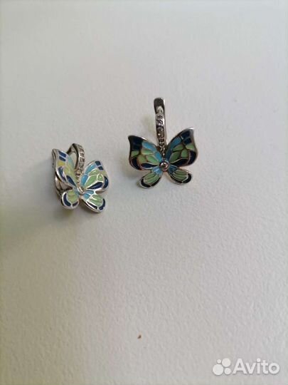 Серебряные серьги Sokolov