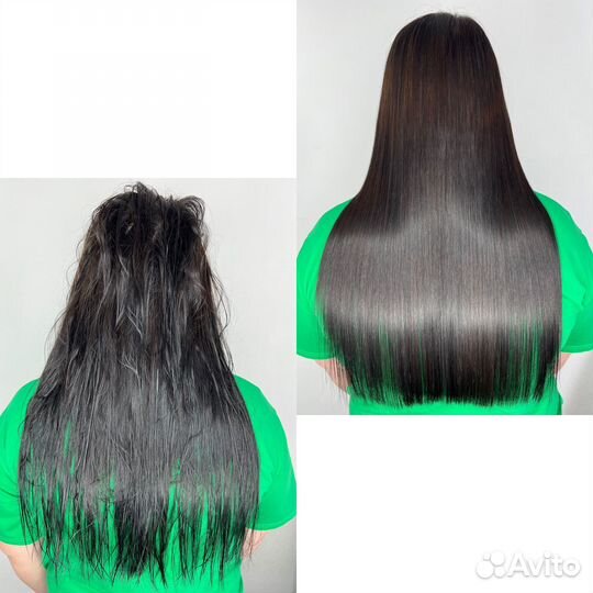 Кератиновое выпрямление