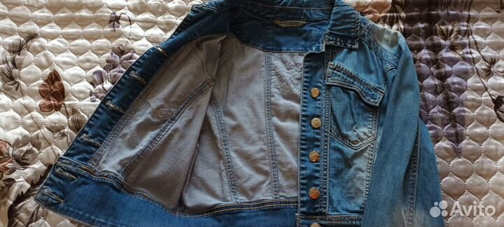 Джинсовый пиджак женский 42 размер