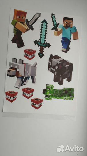 Печать на сахарной бумаге и мастике