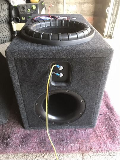 Короб для сабвуфера 12 на трубе