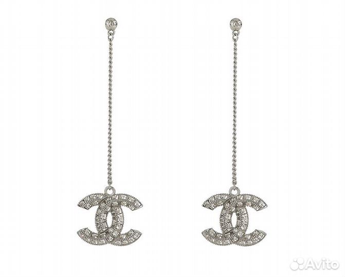 Серьги Chanel, в упаковке