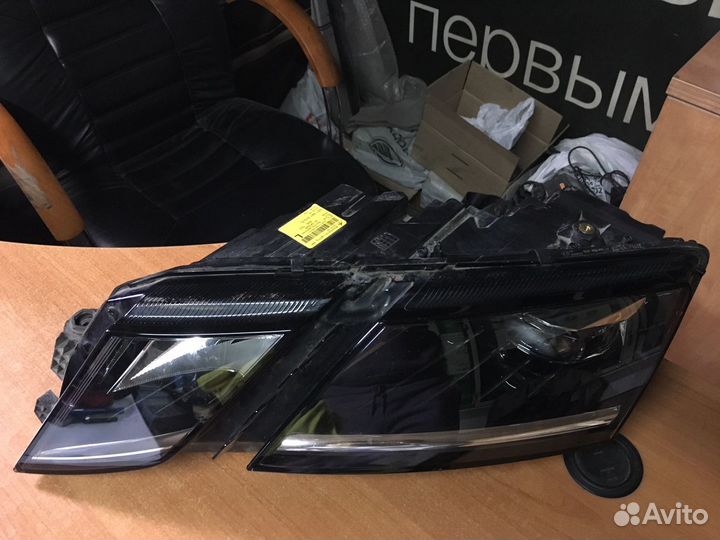 Левая фара Skoda Octavia A7 LED