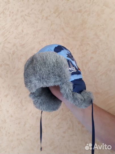 Шапка зимняя на 2-3года