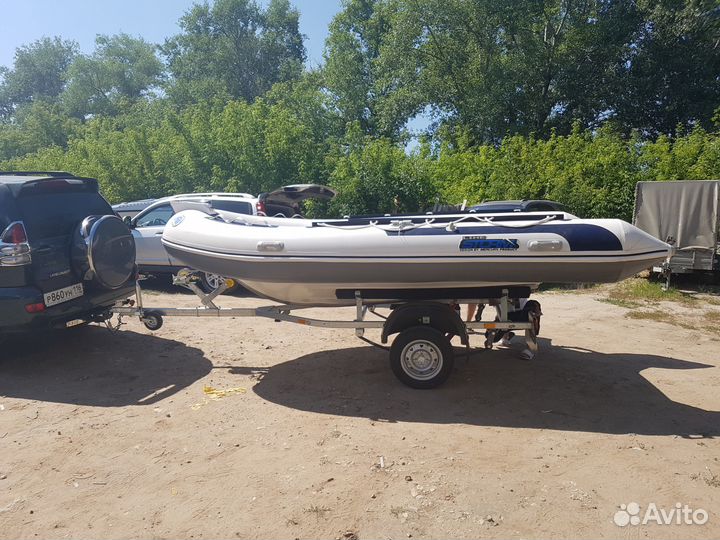 Прицеп оцинк. Дельфин 3.9м рессорный Трейлер