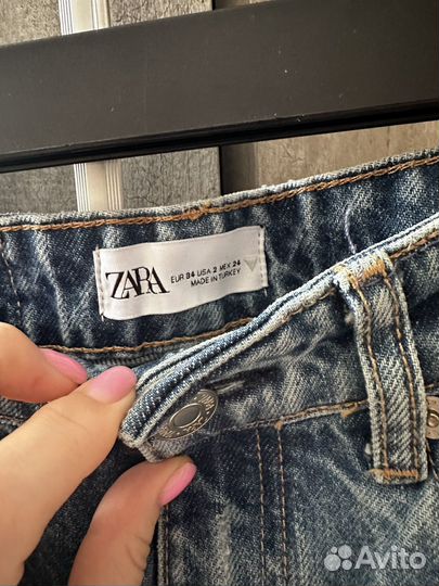 Джинсы zara 34