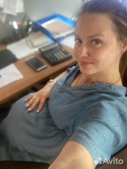 Платье для беременных и кормящих 44