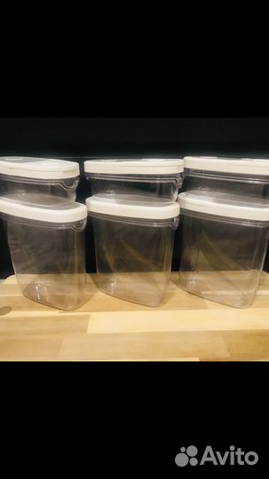 Банки для сыпучих продуктов IKEA 6шт