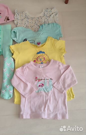 Пакет вещей на девочку от 74-86 размера