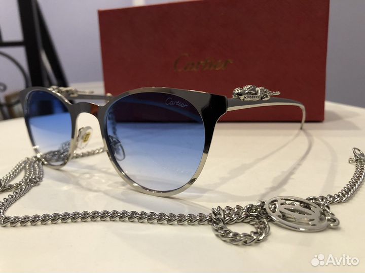 Солнцезащитные очки cartier, новые