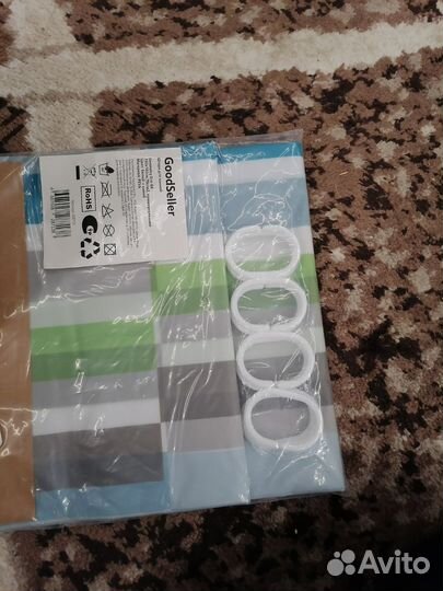 Шторы для ванной новые