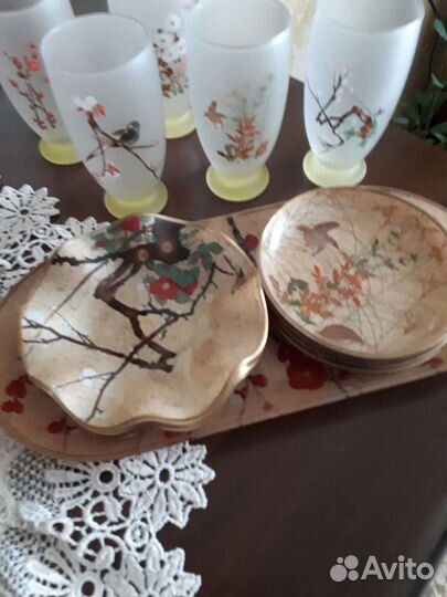 Винтажный набор посуды Япония