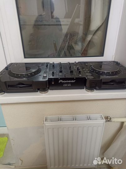 Pioneer cdj 1000 mk3 2 штуки. Pioneer DJM 400 1 шт