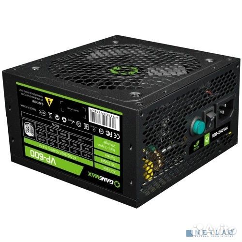 GameMax Блок питания ATX 600W VP-600 80+, Ultra qu
