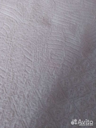 Скатерти лен белые