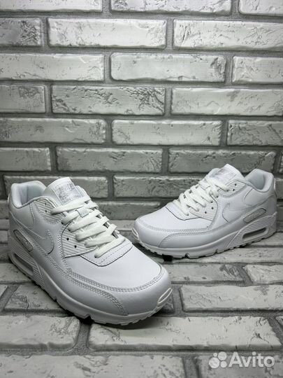 Кроссовки мужские nike air max 90 white 42 новые