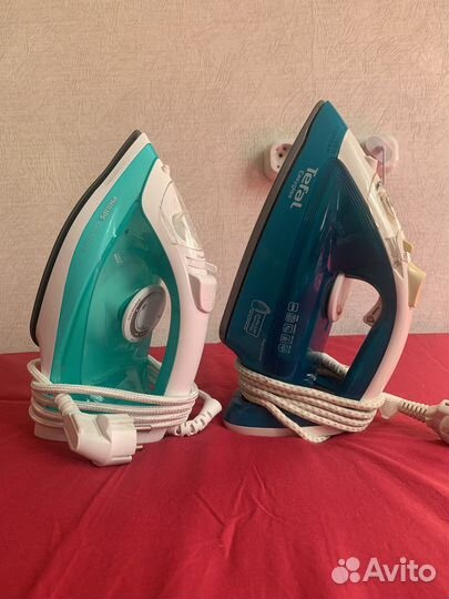 Утюг Tefal и Philips на рем.или запч.(цена за оба)