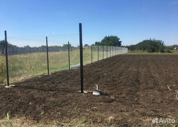 Забор ворота и калитка из профнастила