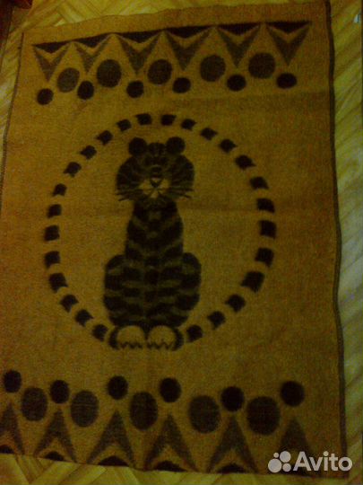 Одеяло детское шерстяное 1м. на 1м.20см