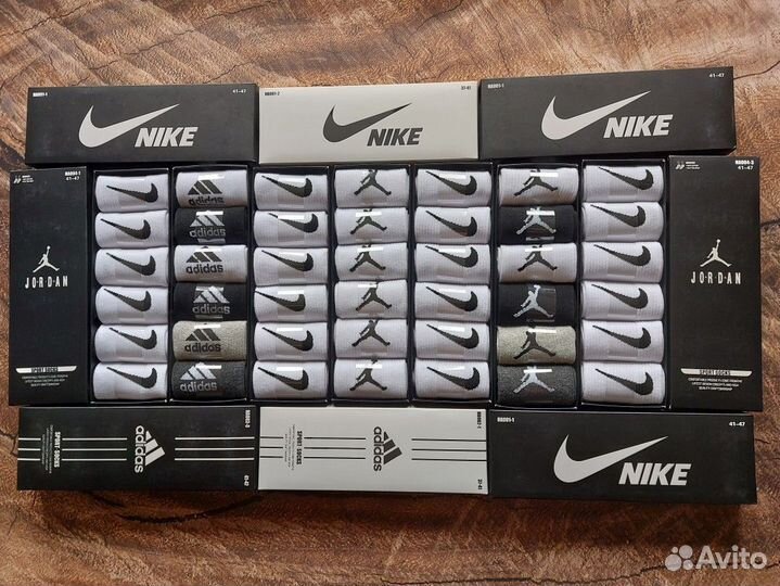 Носки Nike Reebok Jordan Lacoste