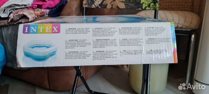 Детский надувной бассейн бу