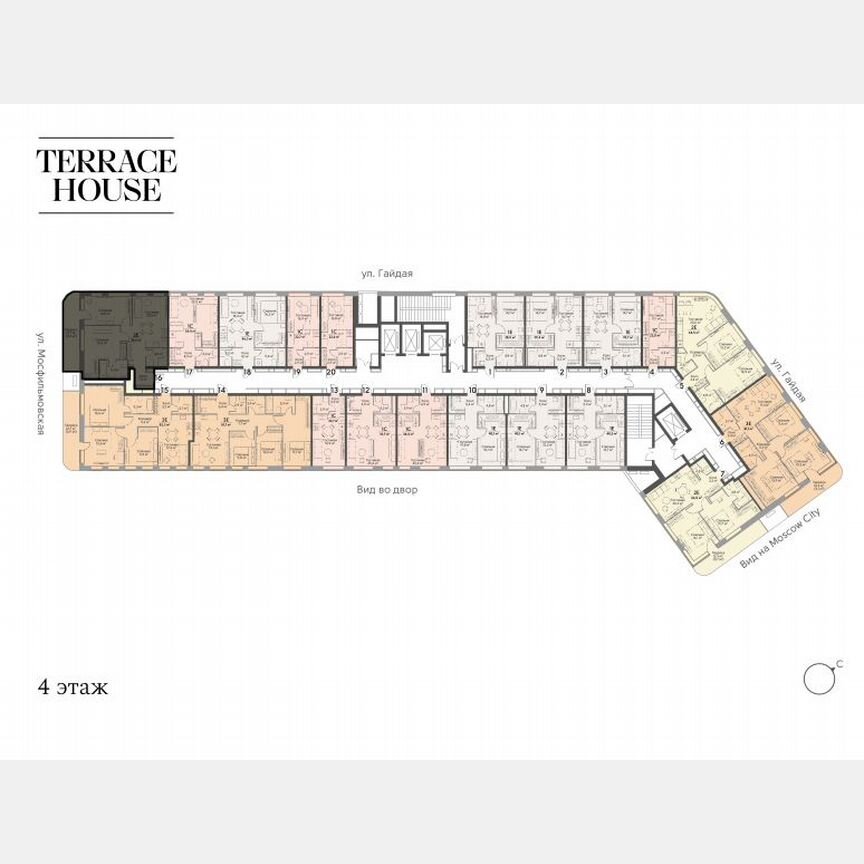 2-к. квартира, 73,7 м², 4/11 эт.