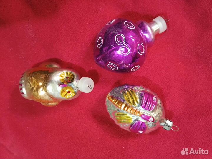 Елочные игрушки СССР