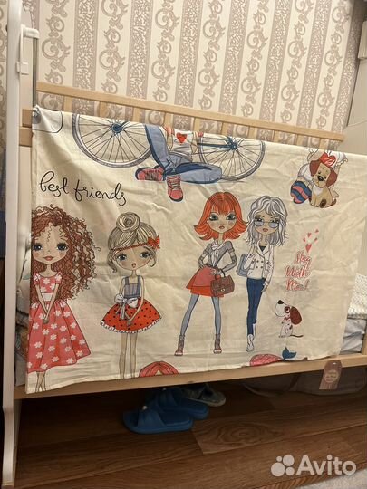 Белье постельное детское для девочки