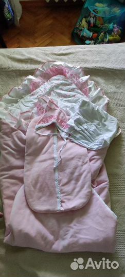 Конверт на выписку летний для девочки