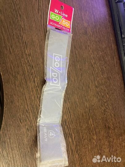 Эспандер-лента для фитнеса 90см. Прочность 4