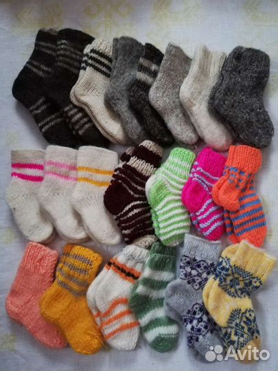 Носки и пенетки детские, шерстяные