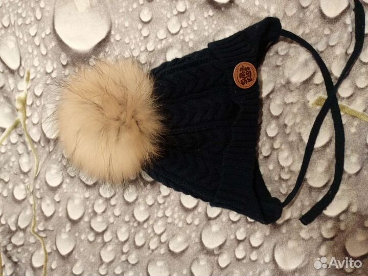 Шапка детская на мальчика зимняя