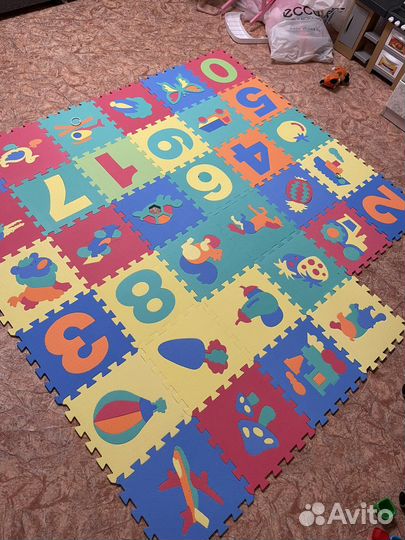 Коврик пазл 34 шт