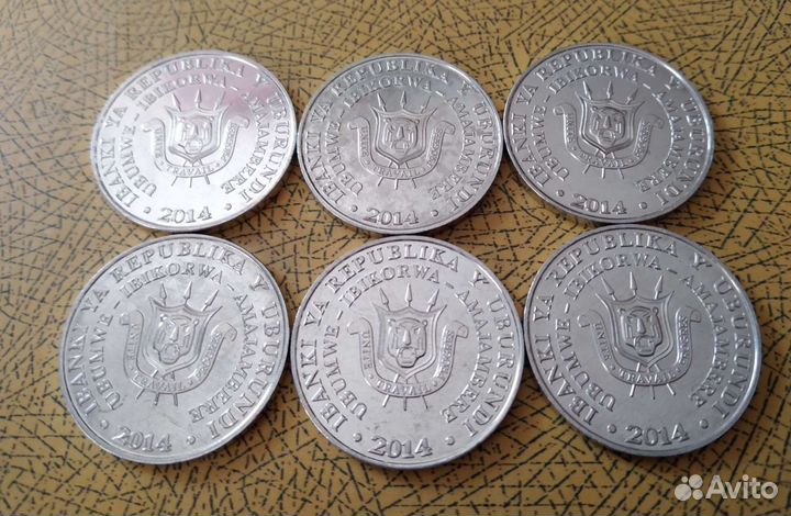 Монеты Бурунди