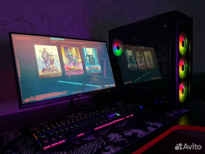 Игровой Мощный пк С Монитором 1660 Super