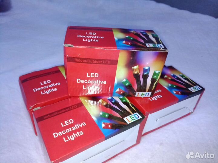 Уличная Гирлянда на солнечной батарее 22м