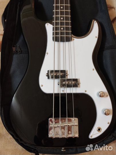 Бас гитара harley benton pb-20 bk standard