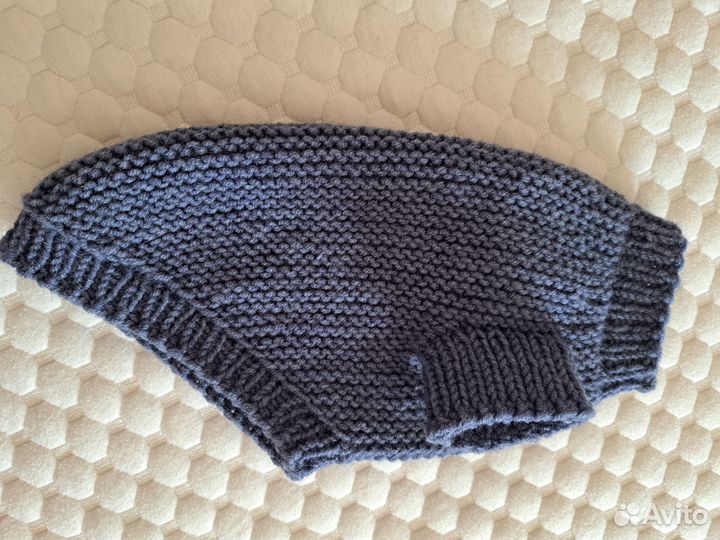 Джемпер вязаный для собачки