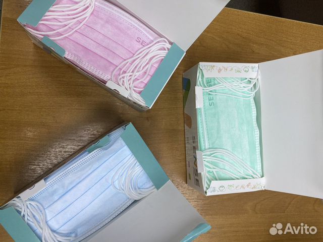 Маски медицинские sense 50 шт/уп