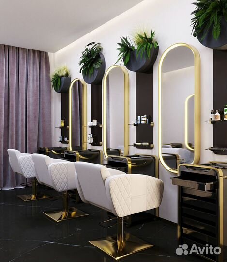 Зеркало в раме капсула Margaret