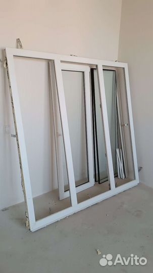 Окна от застройщика и балконный блок