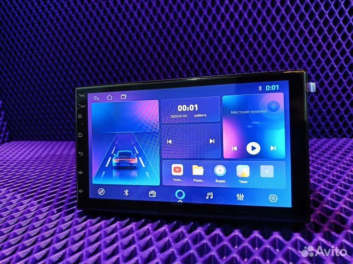 1din android магнитола 2/32 7 дюймов