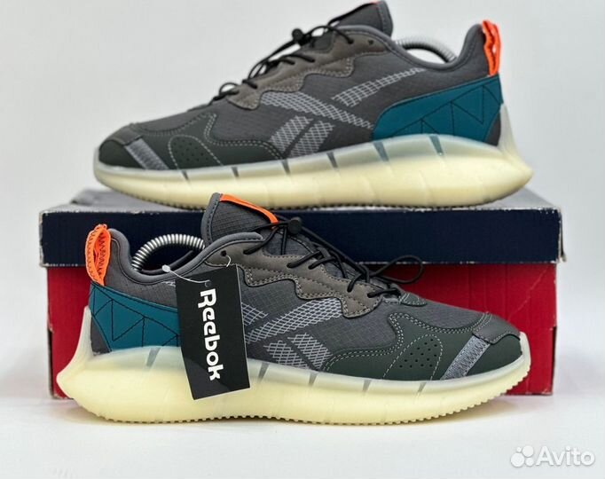 Кроссовки мужские Reebok Zig Kinetica Grey весна